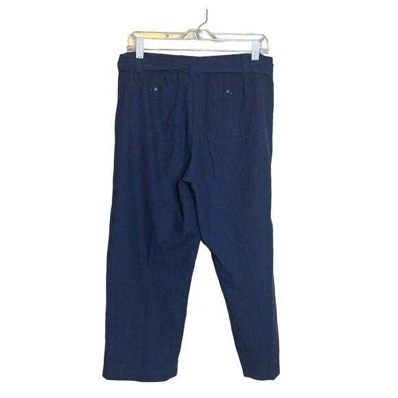 Liz Claiborne blue cropped casual pants size small - Picture 2 of 9